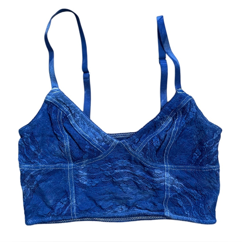Free People Blue Tye Dye Bralette
